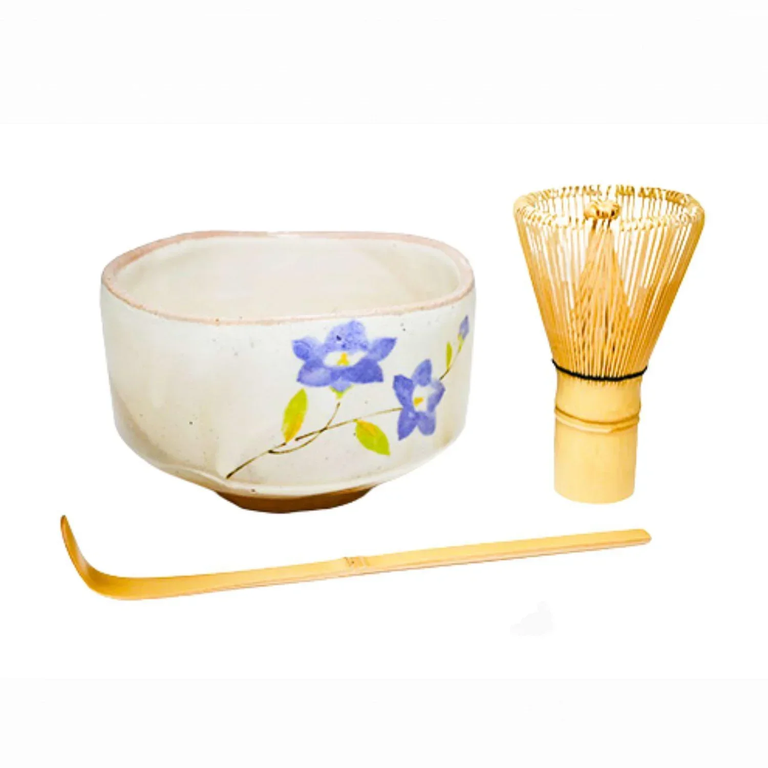 FLOWER - MATCHA BOWL W/BAMBOO WHISK & SCOOP - Image 2