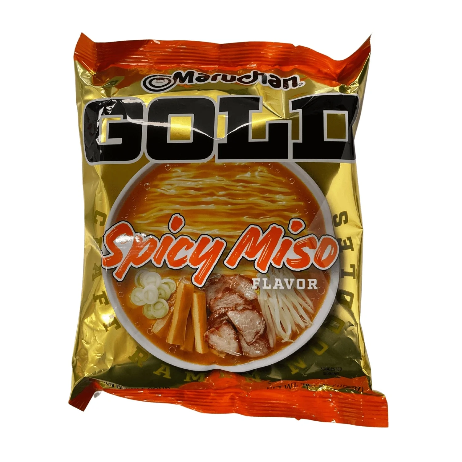 EXPIRING ON 7/19/2026 MARUCHAN GOLD SPICY MISO CRAFT RAMEN NOODLES 4.21OZ/119.5G