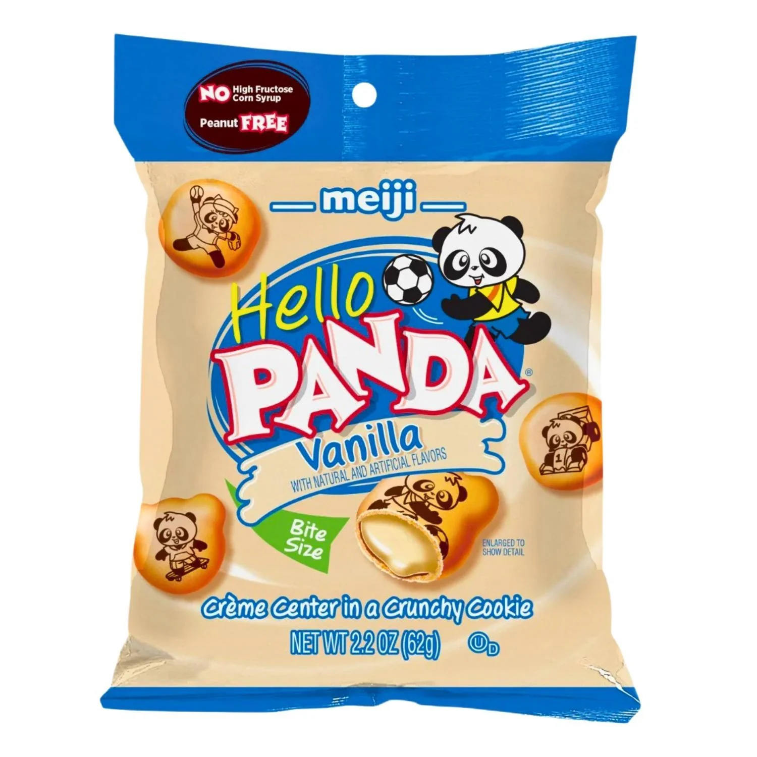 MEIJI HELLO PANDA COOKIE VANILLA 2.20oz