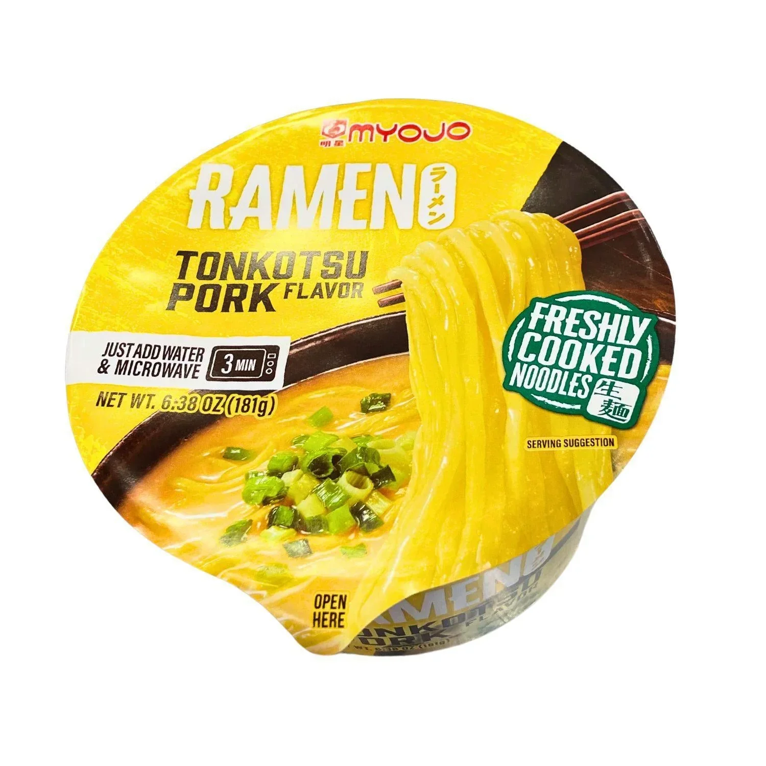 MYOJO BOWL TONKOTSU RAMEN 6.38OZ/181G