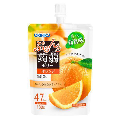 ORIHIRO KONJAC JELLY ORANGE 4.58OZ/130G
