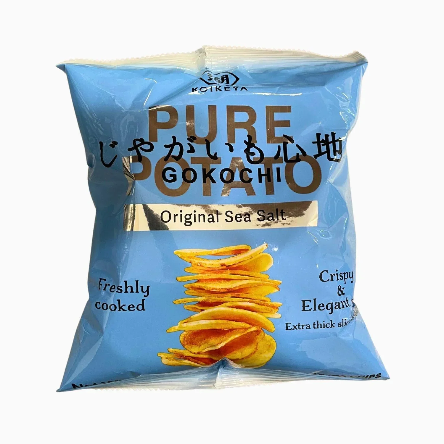 KOIKEYA PURE POTATO JAGAIMO GOKOCHI CHIPS ORIGINAL SEA SALT 1.9OZ/54G